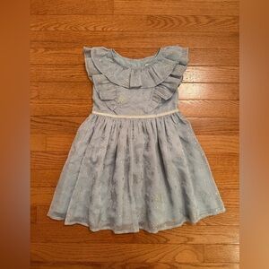 Janie and Jack Disney Frozen Tulle Glitter Snowflake Dress